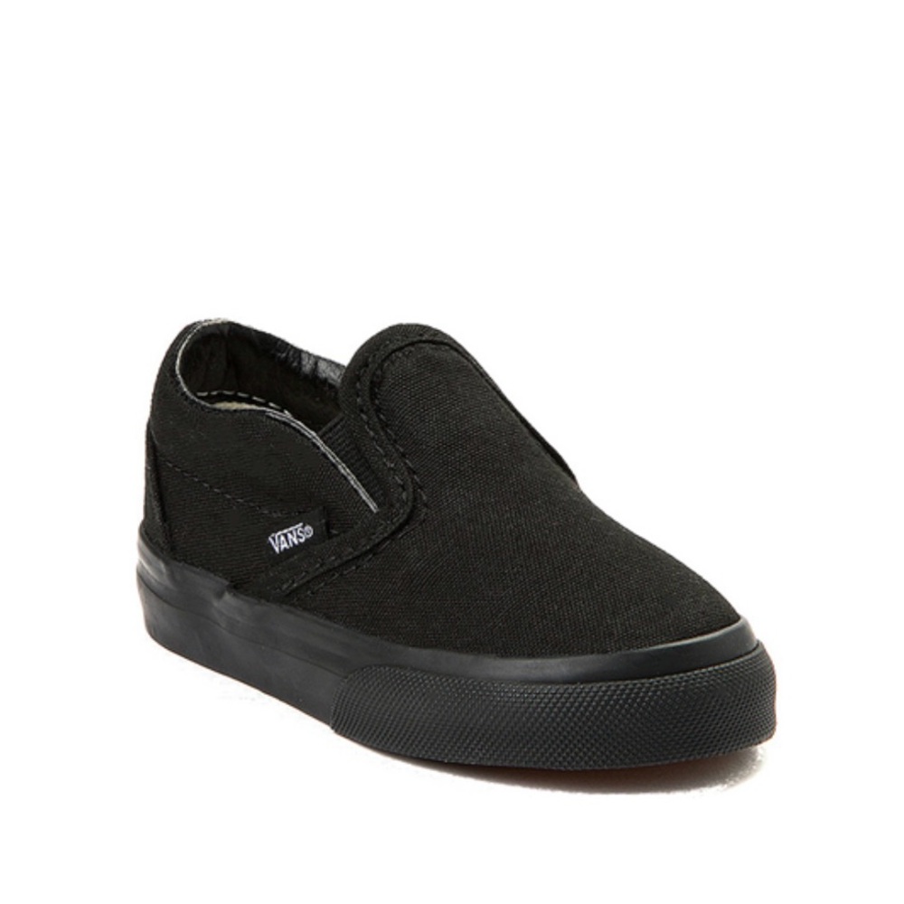 Vans Toddler Black Slip-On’s in a size 6